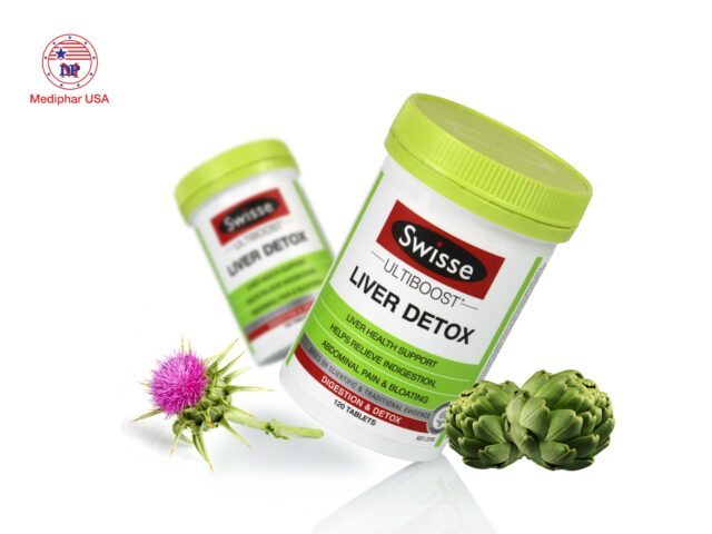 Viên uống Swisse Ultiboost Liver Detox hỗ trợ giải độc và tăng cường chức năng gan 