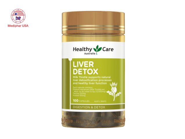 Viên uống Healthy Care Liver Detox hỗ trợ thải độc gan và thanh lọc cơ thể