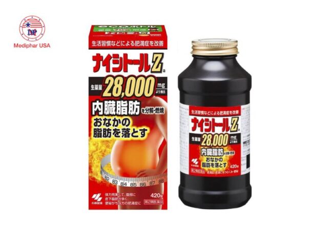 Thuốc giảm mỡ bụng Naishitoru Z 28000mg Kobayashi