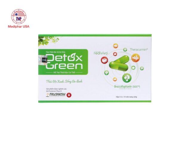 Thuốc hạ men gan Detox Green