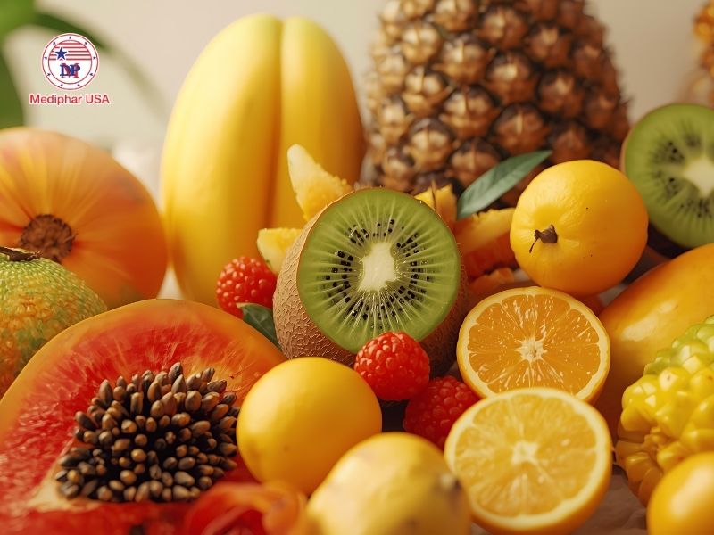 Trái cây giàu vitamin C và chất xơ