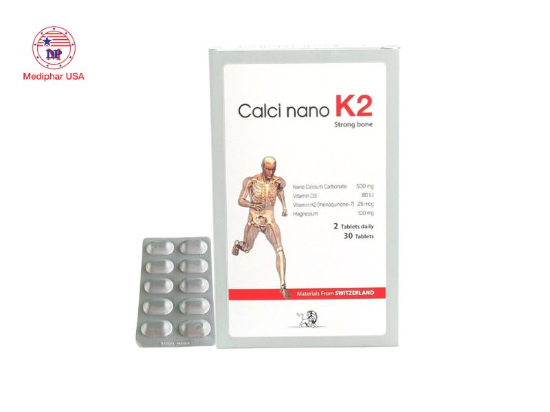 Calci Nano K2 Bone: Giúp bổ sung canxi và phòng ngừa loãng xương