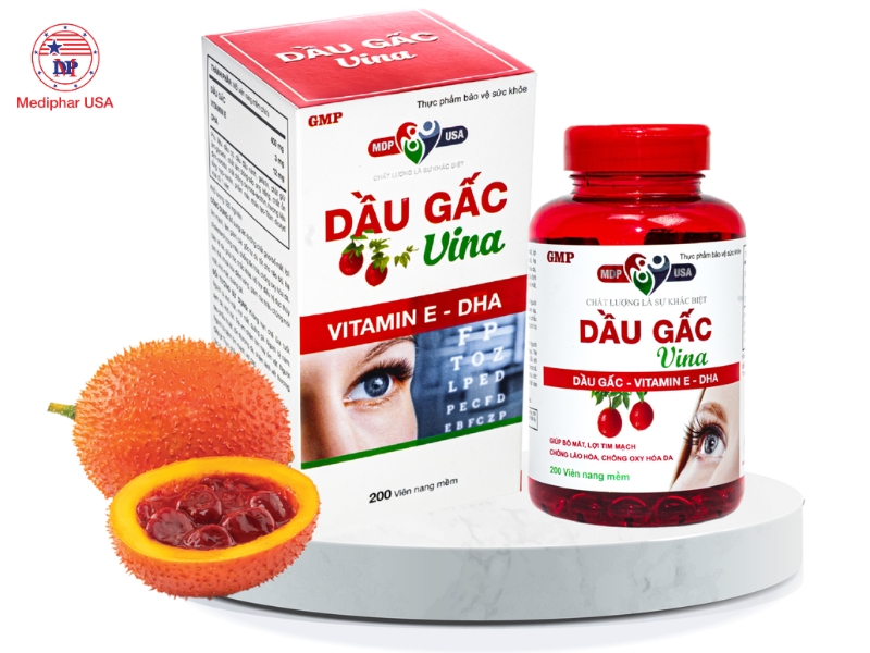 Viên uống Dầu Gấc Vina