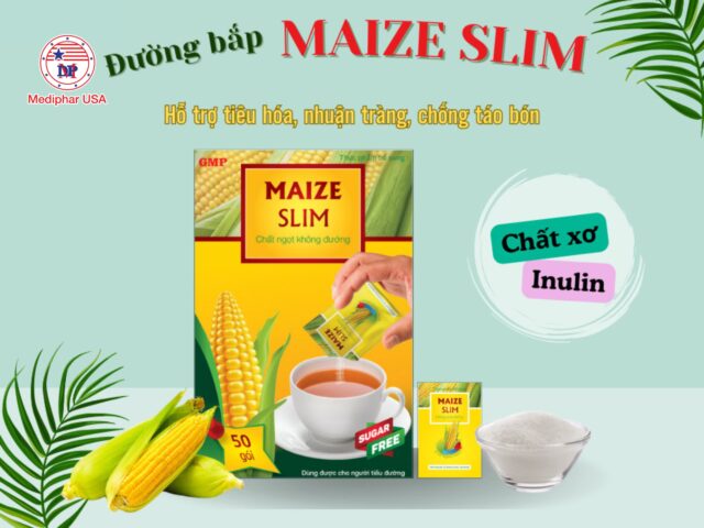 Maize Slim không chỉ hỗ trợ tạo vị ngọt mà còn bổ sung chất xơ