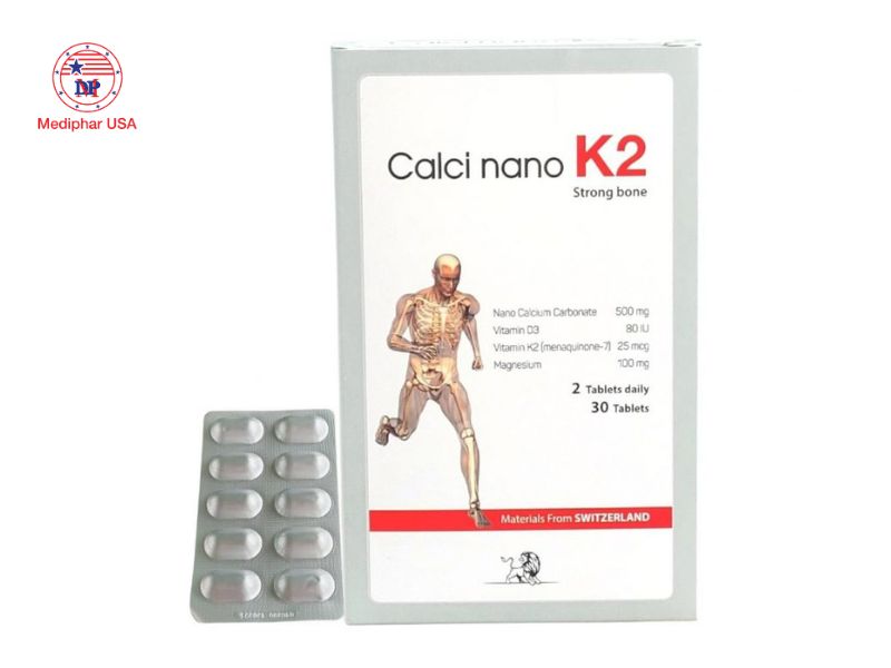 Calci Nano K2 Bone hỗ trợ tăng chiều cao, phòng ngừa loãng xương