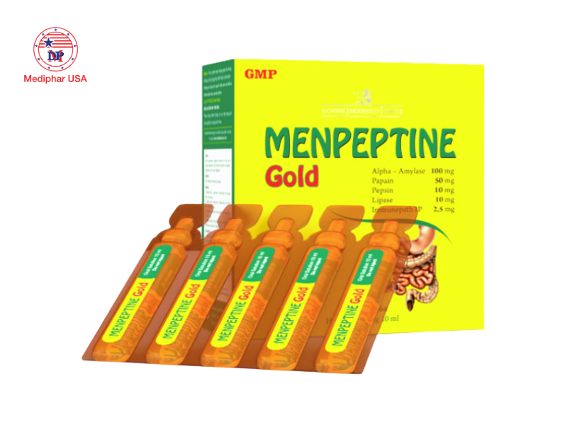 Menpeptine Gold hỗ trợ cải thiện chức năng tiêu hóa.