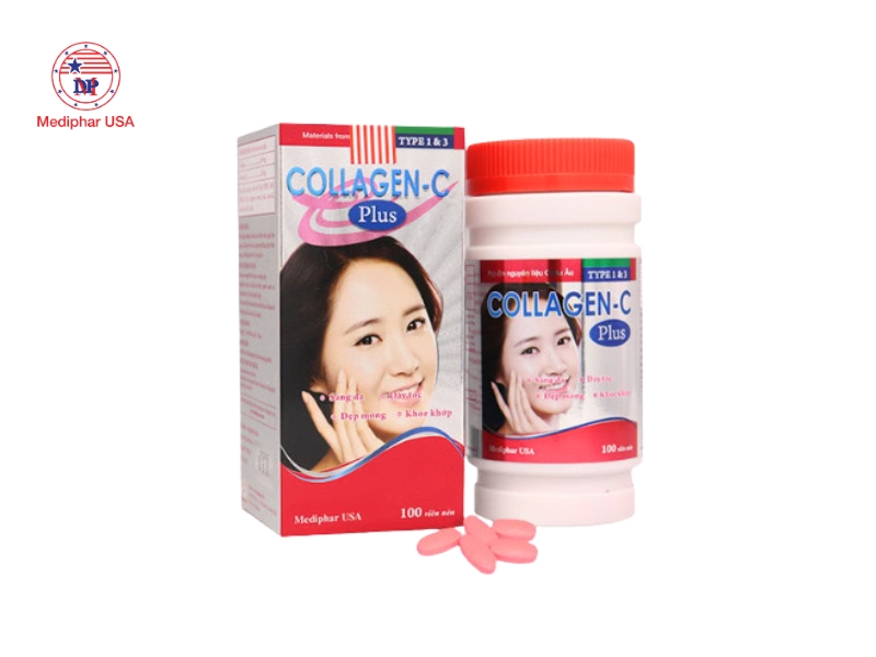 Collagen C Plus hỗ trợ làm giảm nếp nhăn, vết thâm nám, tàn nhang trên da