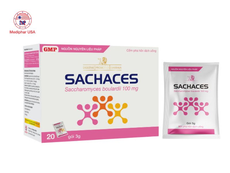 Men vi sinh dạng gói Sachaces - Hỗ trợ cân bằng hệ vi sinh đường ruột