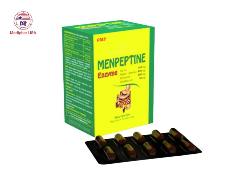 Men tiêu hóa dạng viên Menpeptine Enzyme