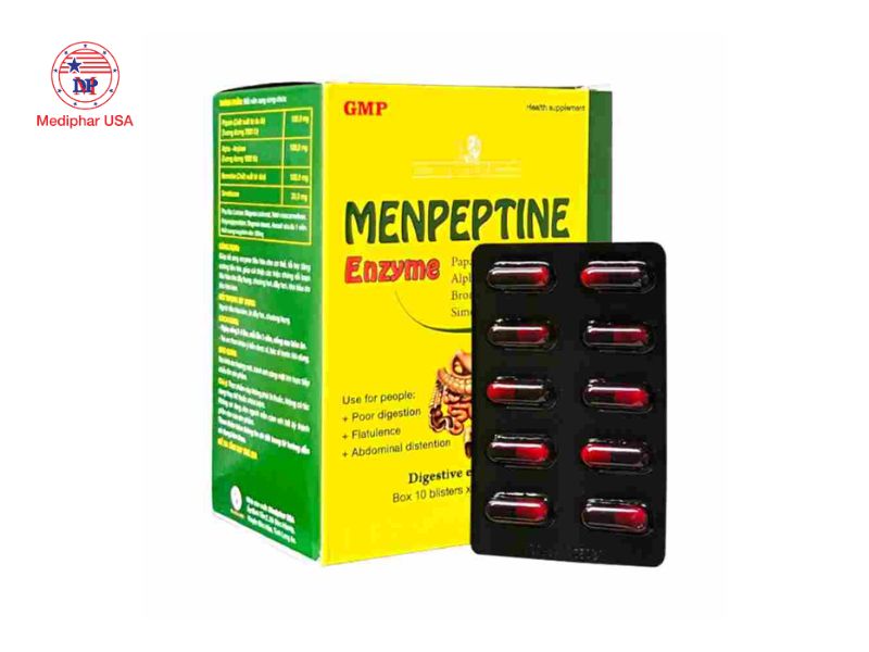 Men tiêu hóa dạng viên Menpeptine Enzyme