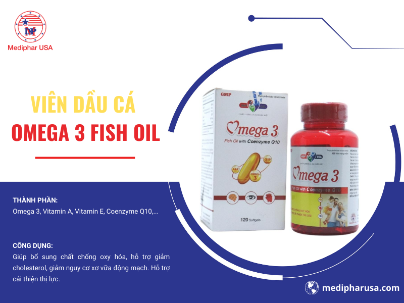 Viên uống dầu cá Omega 3 Fish Oil