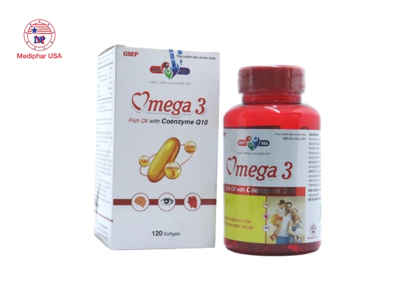 Viên dầu cá Omega 3 Fish Oil của Mediphar USA