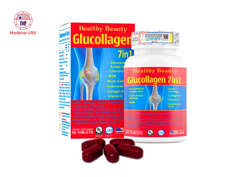 Viên uống bổ xương khớp Healthy Beauty Glucollagen 7in1