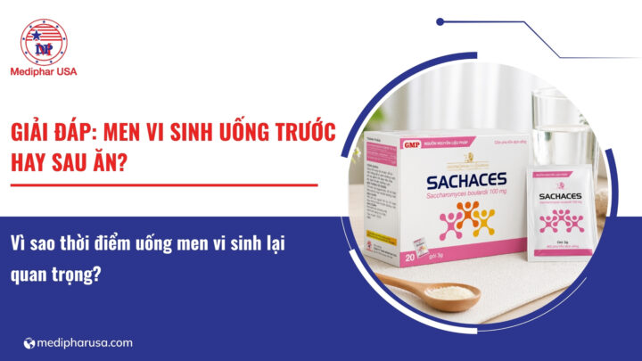 Giải đáp: Men vi sinh uống trước hay sau ăn?