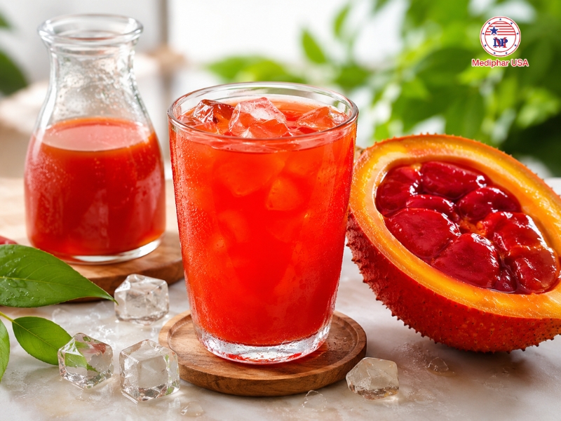 Nước gấc tươi mang lại nhiều lợi ích sức khoẻ