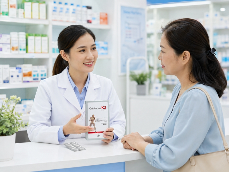 Người lớn thiếu canxi nên uống gì? Gợi ý cách chọn sản phẩm phù hợp Dược sĩ tư vấn cách bổ sung canxi cho người lớn an toàn