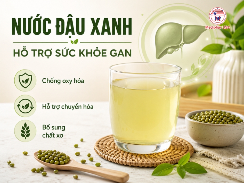 Giải đáp: Nước đậu xanh giải độc gan có hiệu quả không? Nước đậu xanh hỗ trợ sức khoẻ lá gan