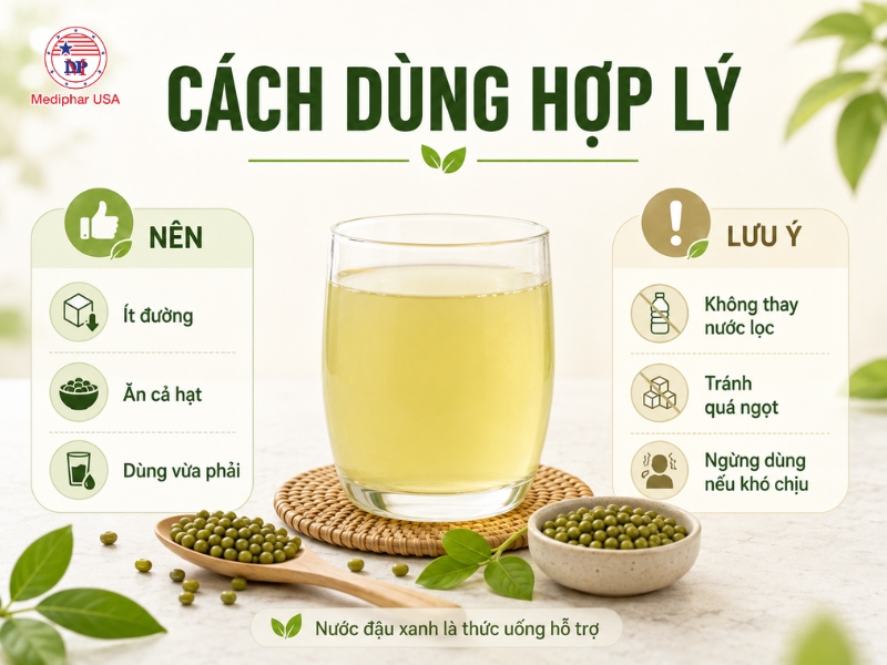 Giải đáp: Nước đậu xanh giải độc gan có hiệu quả không? Cách sử dụng nước đậu xanh trong ngày