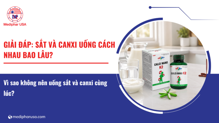 Sắt và canxi uống cách nhau bao lâu? Cách uống để hấp thu tốt hơn Sắt và canxi uống cách nhau bao lâu? Cách uống để hấp thu tốt hơn