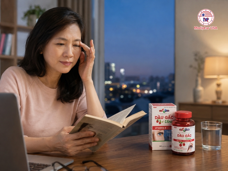Giải đáp: Thuốc bổ mắt uống lúc nào tốt nhất? Uống thuốc bổ mắt đúng thời điểm giúp hỗ trợ chăm sóc thị lực