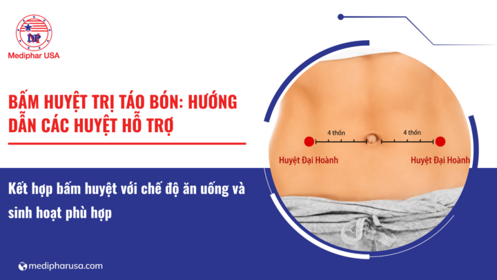 Bấm huyệt trị táo bón: Hướng dẫn các huyệt hỗ trợ dễ thực hiện
