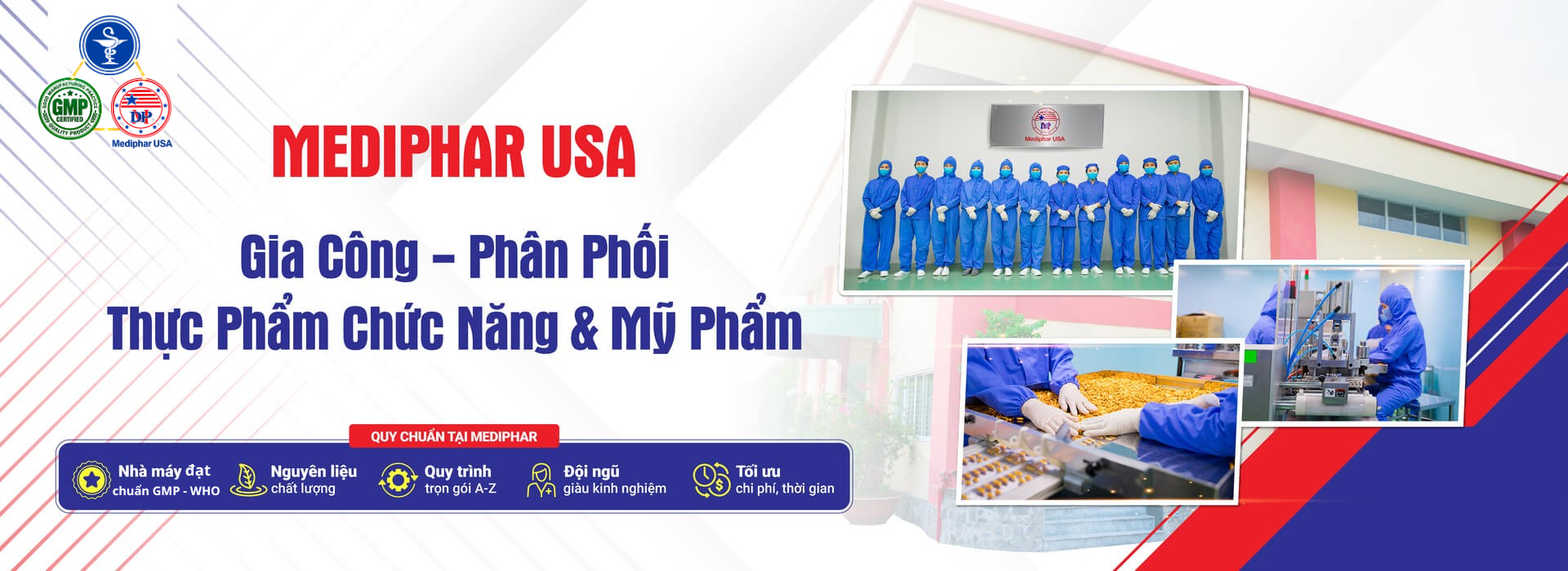 Mediphar USA: Chuyên sản xuất, gia công, phân phối TPCN Mediphar USA: Chuyên sản xuất, gia công, phân phối TPCN
