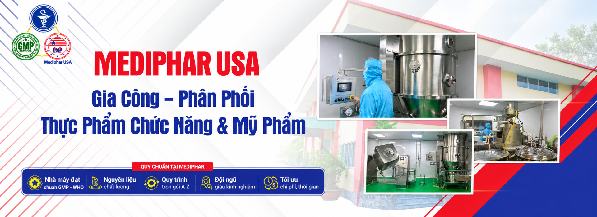 Mediphar USA: Chuyên sản xuất, gia công, phân phối TPCN