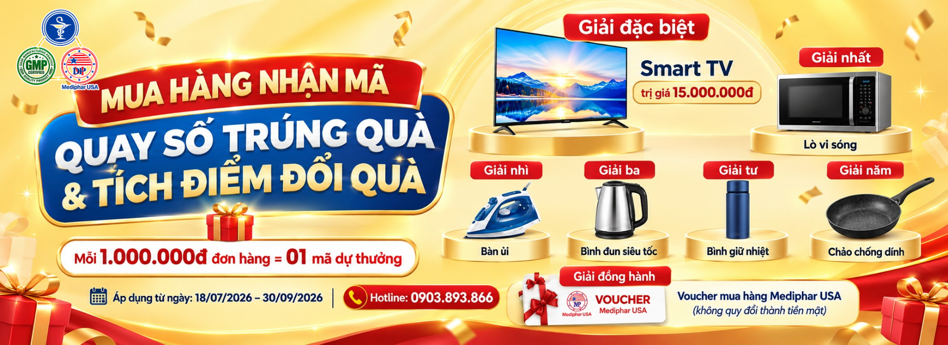 Mediphar USA: Chuyên sản xuất, gia công, phân phối TPCN Mediphar USA: Chuyên sản xuất, gia công, phân phối TPCN