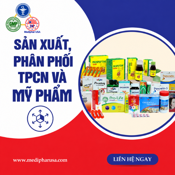 Mediphar USA: Chuyên sản xuất, gia công, phân phối TPCN