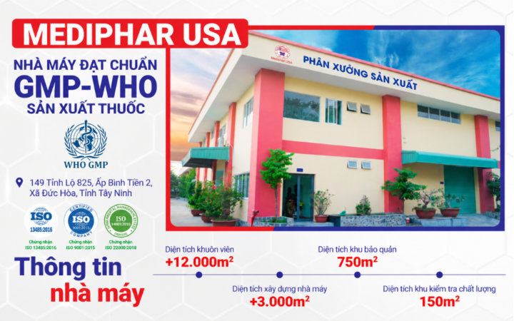 Mediphar USA: Chuyên sản xuất, gia công, phân phối TPCN